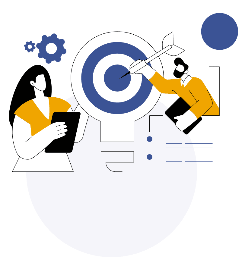 business cartoons working together